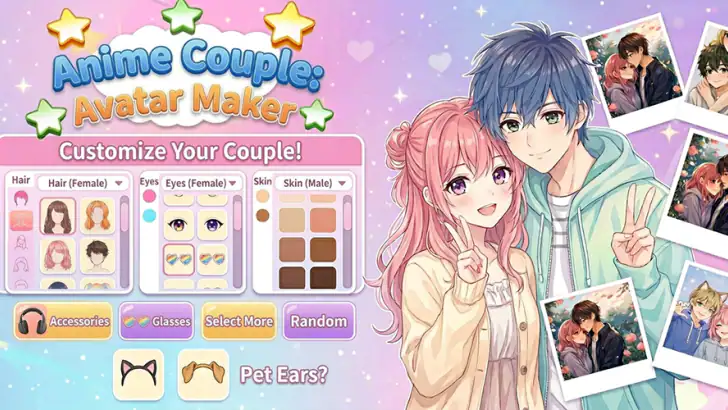 Anime Couple: Avatar Maker feature graphic