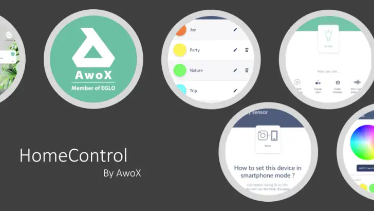 AwoX HomeControl feature graphic