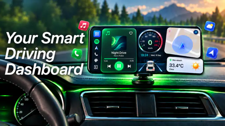 Carplay for Android feature graphic