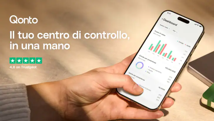 Conto business online feature graphic