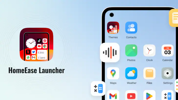 HomeEase Launcher feature graphic