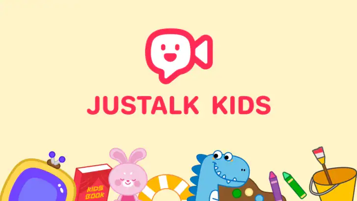 JusTalk Kids Messenger feature graphic