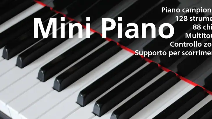 Mini Piano Lite feature graphic
