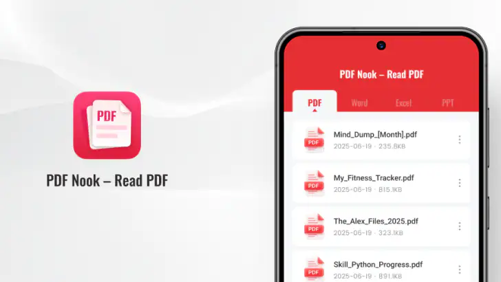 PDF Nook – Read PDF feature graphic