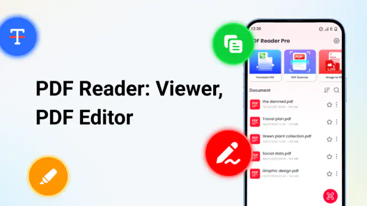 PDF Reader: Viewer, PDF Editor feature graphic