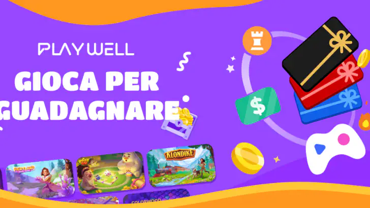 PlayWell: Gioca e Guadagna feature graphic