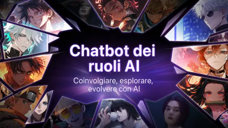 PolyBuzz -Talk to AI Character feature graphic