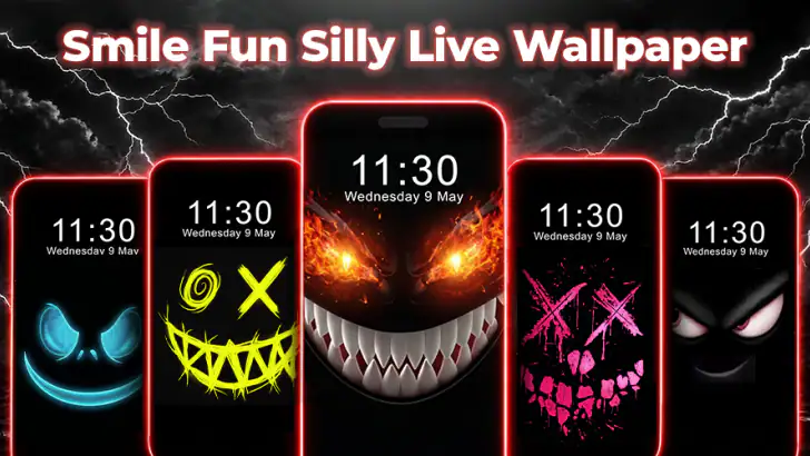 Smile Fun Silly Live Wallpaper feature graphic