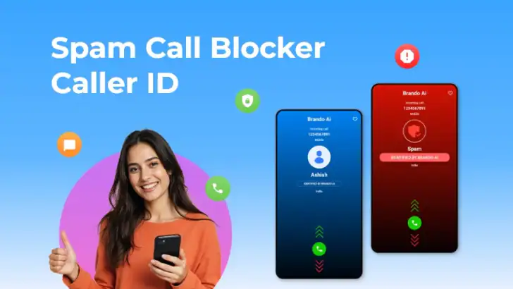 Spam Call Blocker - Caller ID feature graphic