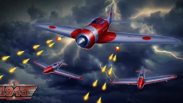 1945 Air Force: 飛行機シューティングゲーム feature graphic