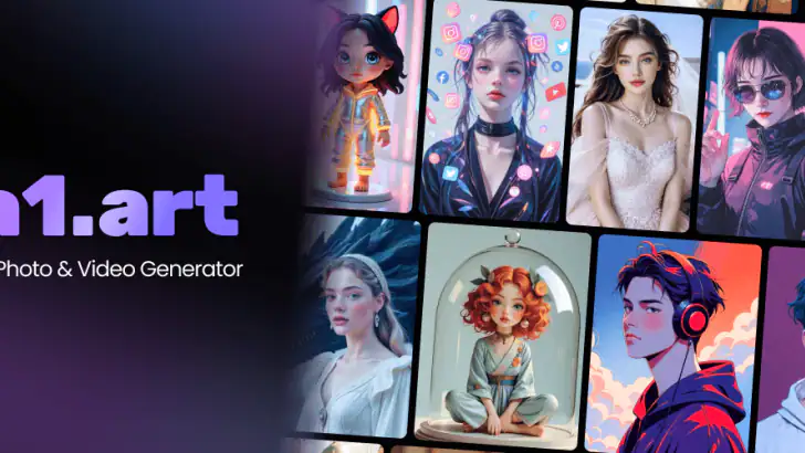 a1.art: AI Photo & Video Maker feature graphic