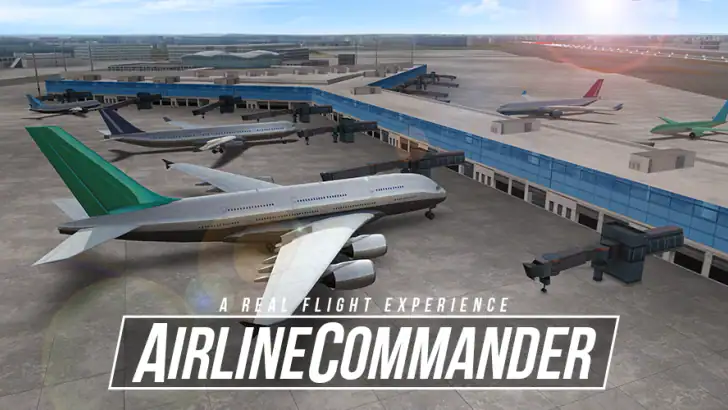 Airline Commander:  フライトゲーム feature graphic