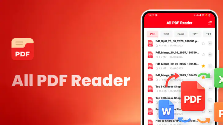 All PDF Reader feature graphic