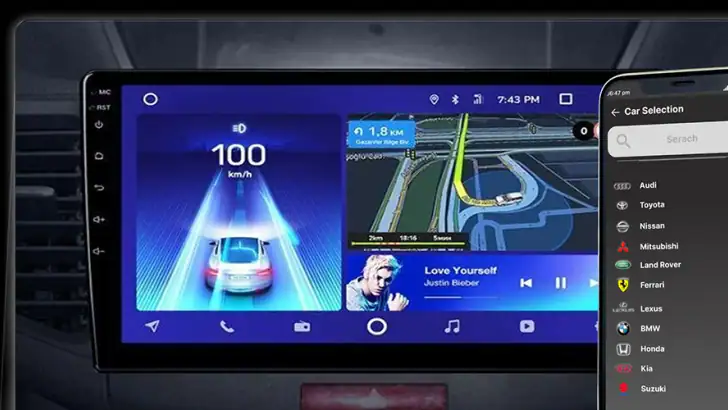 Android Carplay feature graphic