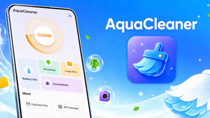 AquaCleaner feature graphic