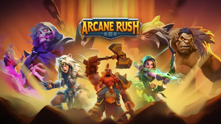 ARCANE RUSH: Auto Battler feature graphic