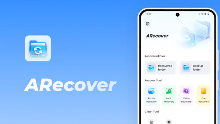 ARecover feature graphic