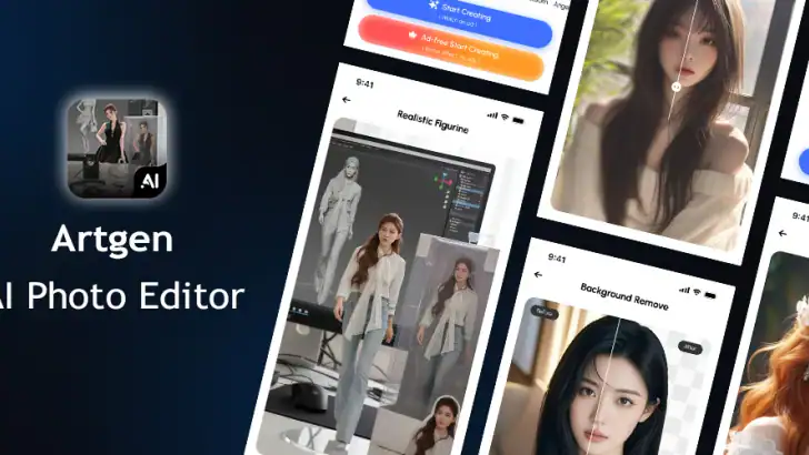 ArtGen: AI Photo Generator feature graphic