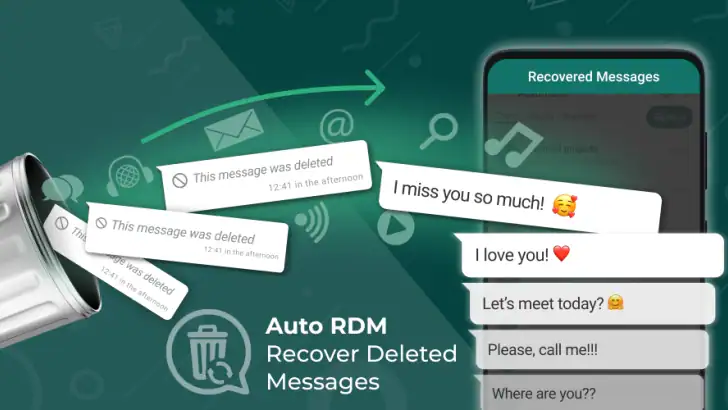 Auto RDM - 削除されたメッセージの回復 feature graphic