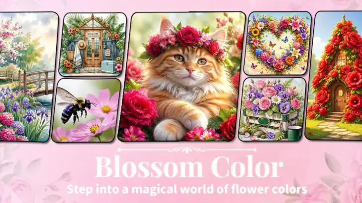 Blossom Color By Number feature graphic