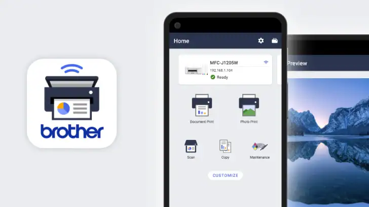 Brother Mobile Connect feature graphic