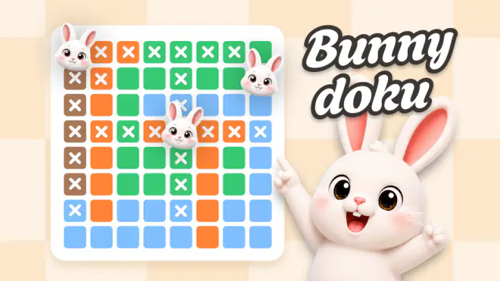 Bunnydoku: ロジックパズル feature graphic