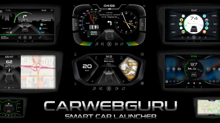 CarWebGuru Car Launcher feature graphic