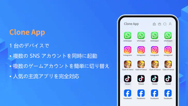 Clone App-Parallel Dual Space feature graphic