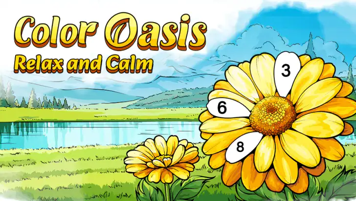 Color Oasis - Color by Number feature graphic