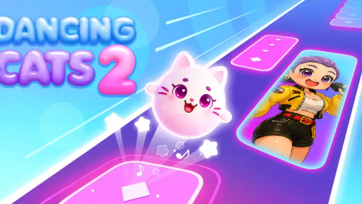 Dancing Cats 2: ネコのピアノタイル feature graphic