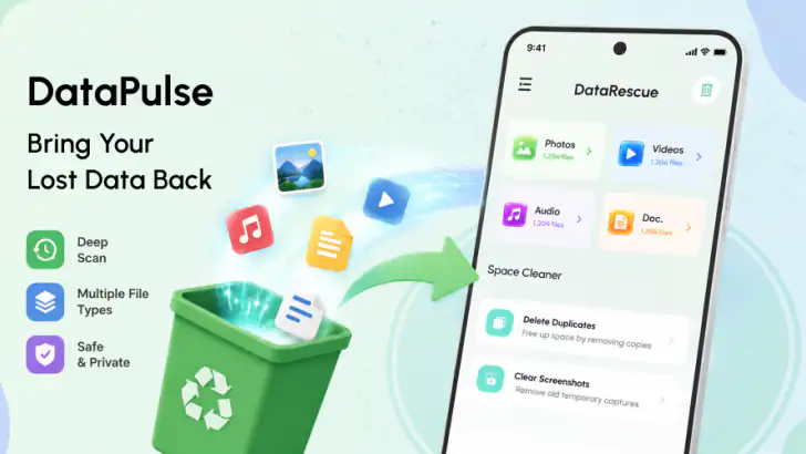DataPulse-Recovery Assistant feature graphic