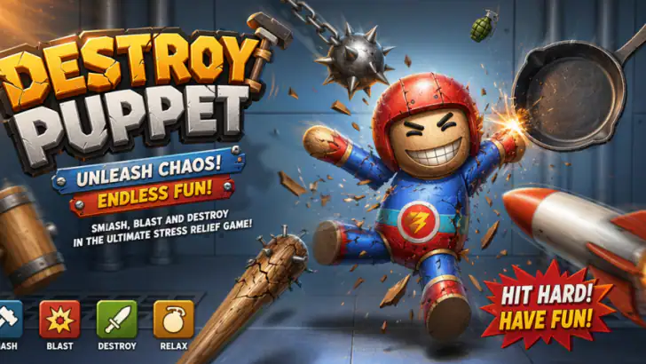 Destroy Puppet -Ragdoll Launch feature graphic