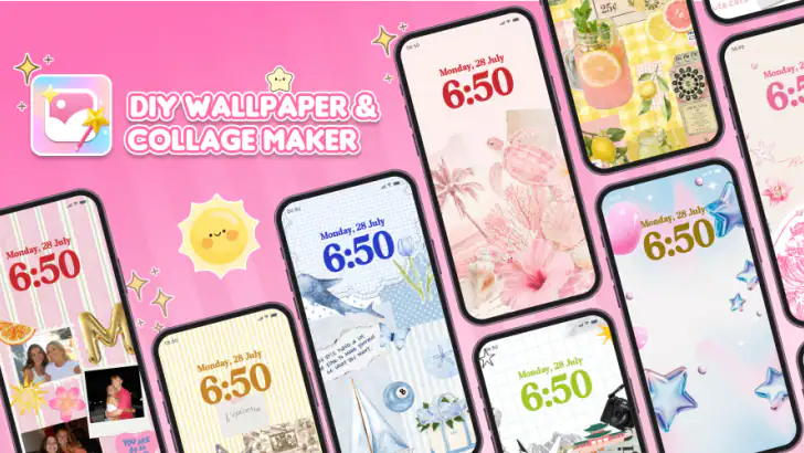 DIY Wallpaper & Collage Maker feature graphic