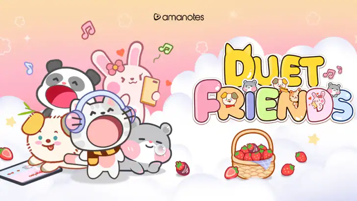 Duet Friends - かわいい動物の音楽ゲーム feature graphic
