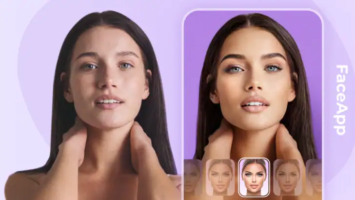 FaceApp: 顔加工アプリ feature graphic