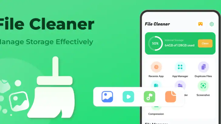 File Cleaner feature graphic