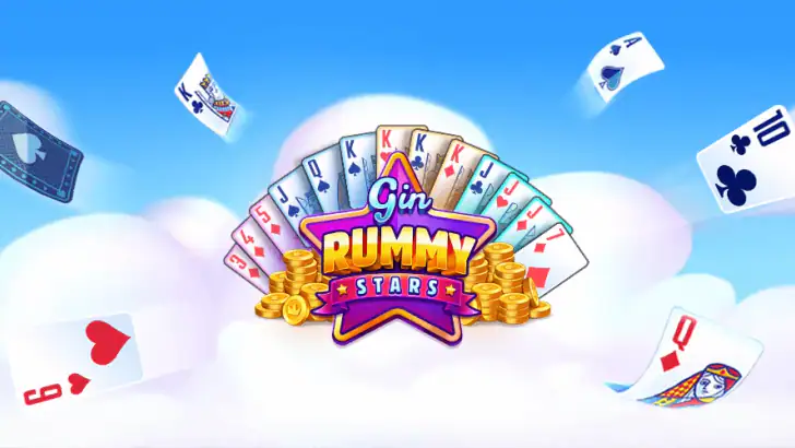 Gin Rummy Stars - Card Game feature graphic