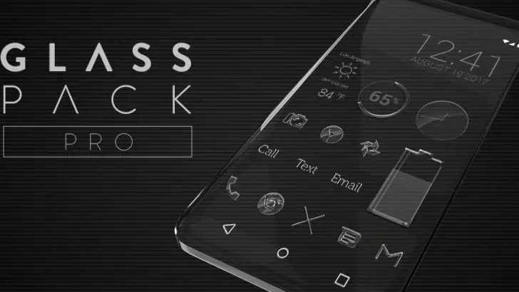 Glass Pack Pro - Icon Pack feature graphic