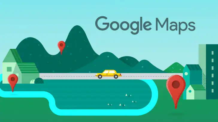 Google マップ - ナビ、乗換案内 feature graphic