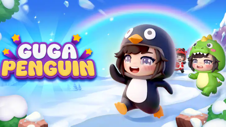 Gugu Gaga Penguin: Merge & Run feature graphic