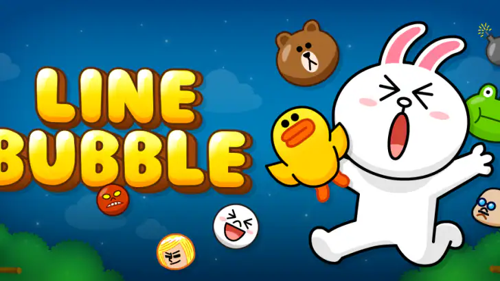 LINE バブル feature graphic