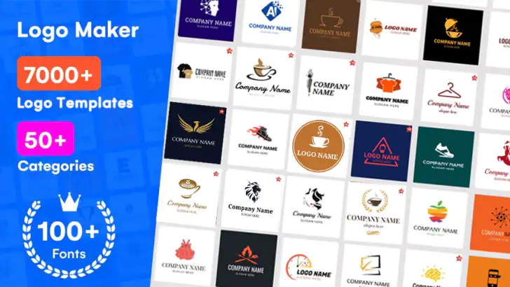 Logo Maker:  ロゴを作成し、デザインする feature graphic