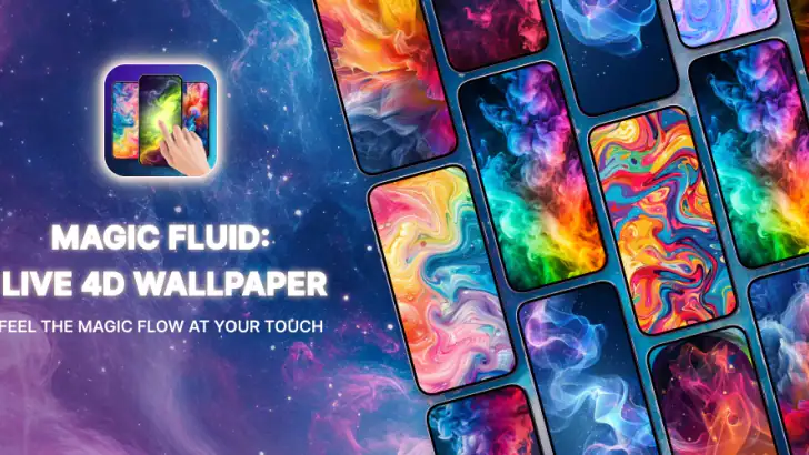 Magic Fluid: Live 4D wallpaper feature graphic