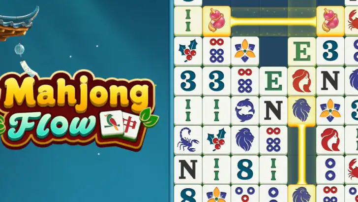 Mahjong Flow: Slide & Match feature graphic