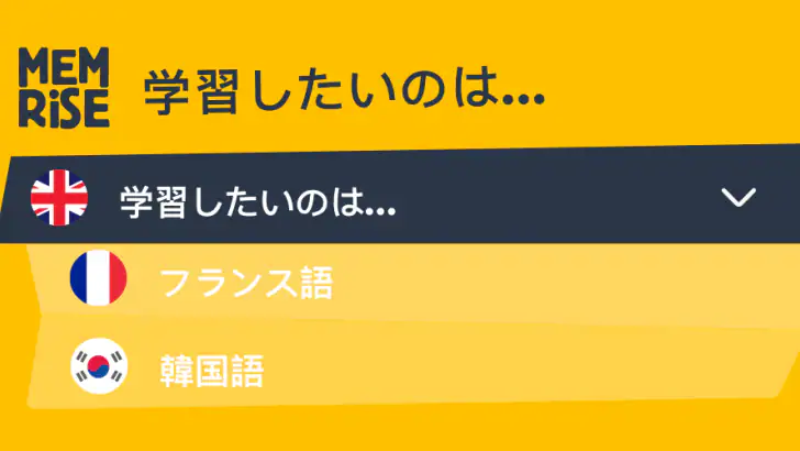 Memriseで一生使える言語を feature graphic
