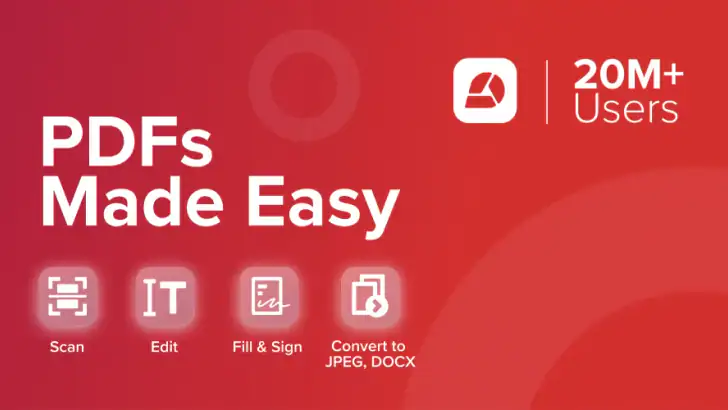 MobiPDF：PDFエディターおよびスキャナー feature graphic