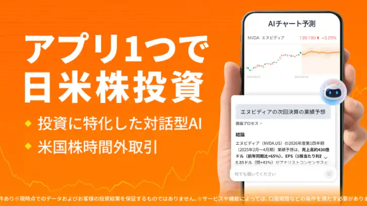 moomoo証券: 株取引アプリ・株価・投資情報・銘柄 feature graphic