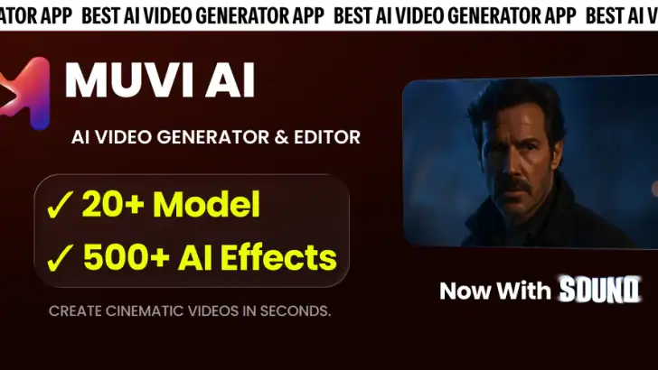 Muvi.Video: AI動画メーカー feature graphic