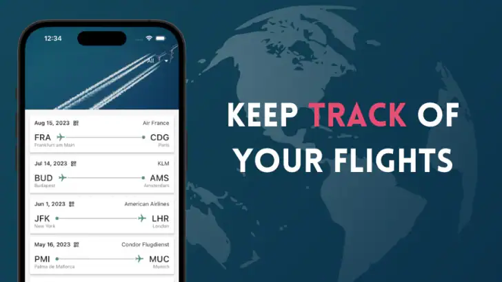 myFlights - Flight Diary feature graphic