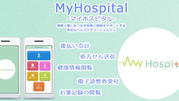 MyHospital -マイホスピタル医療と健康をサポート- feature graphic